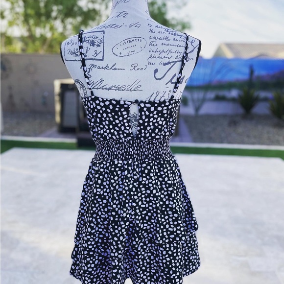 Emerald Sundae Polka Dot Mini Dress size S - Picture 3 of 4